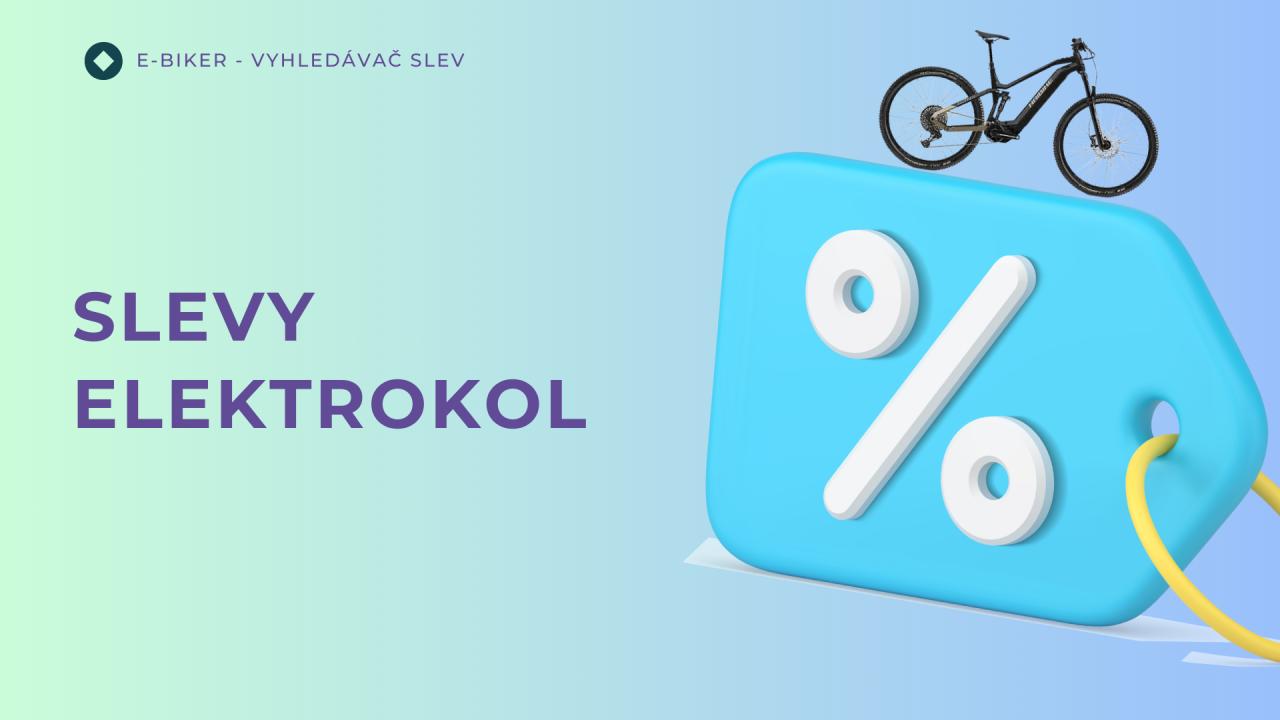 Vyhledávač slev elektrokol - aktuální slevy